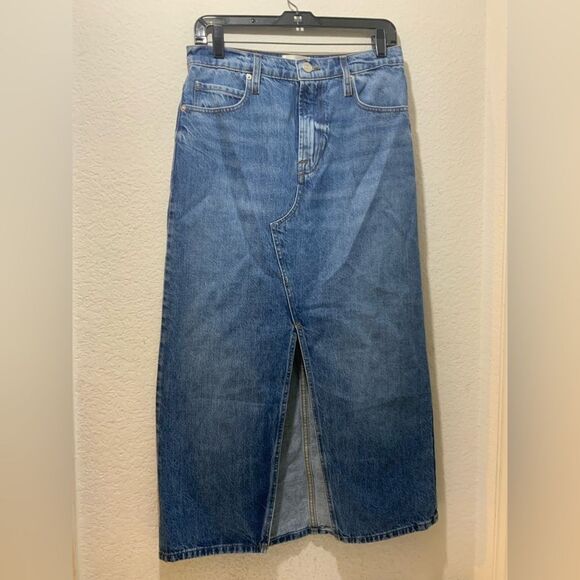 Frame denim Midmaxii angled seam Aline skirt size 27 - Picture 1 of 8